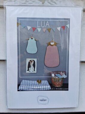 StraightGrain Belgium Lua Sewing Pattern for Baby Sleepsack Sizes 6-24 Months